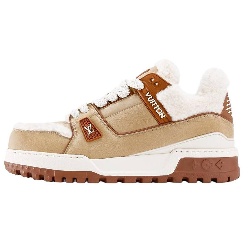 LOUIS VUITTON Trainer Maxi SS26 Low top Skateboard Shoes Unisex Brown