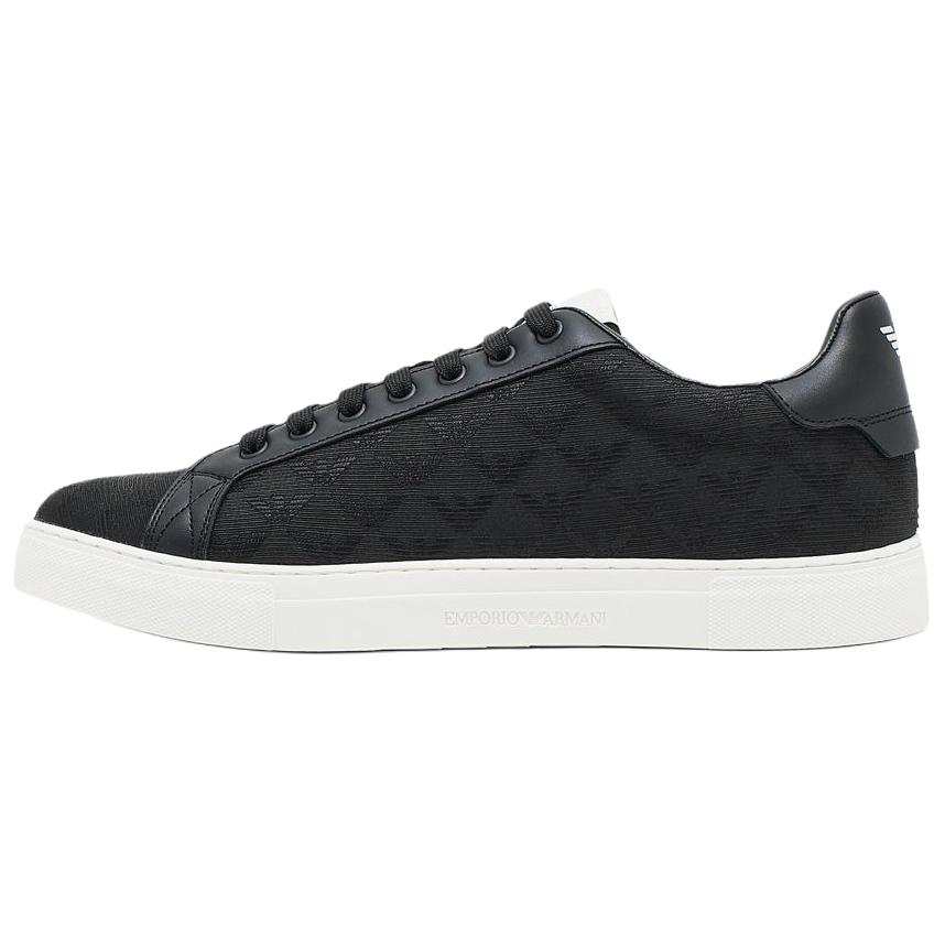 EMPORIO ARMANI Low top Skateboard Shoes Men's Black