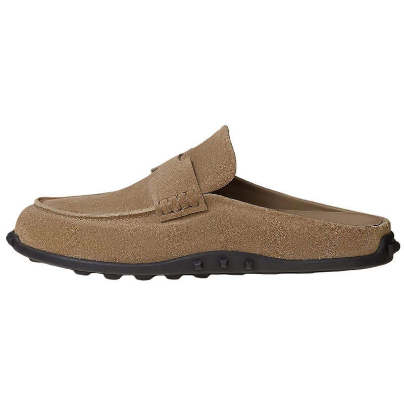 HERMES HERMES Closed Toe Slippers 2.7cm Men's Sandy Beige