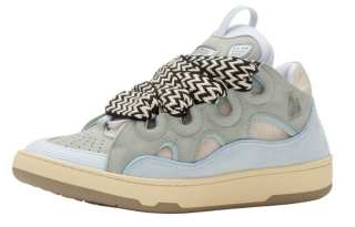 Lanvin Leather Curb Light Blue Gum Women's