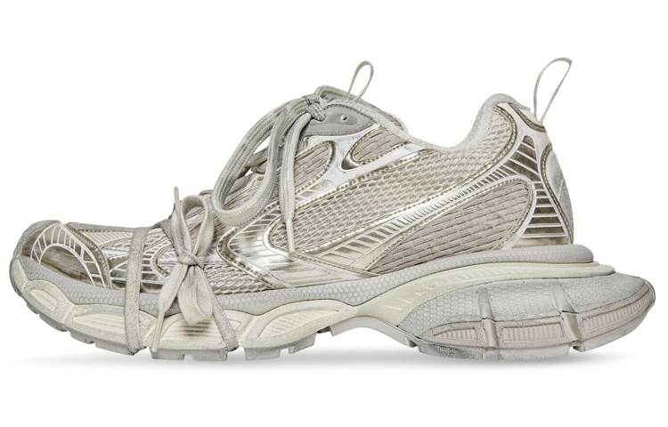 Balenciaga 3XL Qixi Festival 26 Collection Low top Chunky Sneakers Women's Light Beige