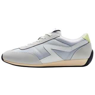 RAG&BONE Retro Runner Slim Leather Rebound Low top Casual Shoes Women's Gray