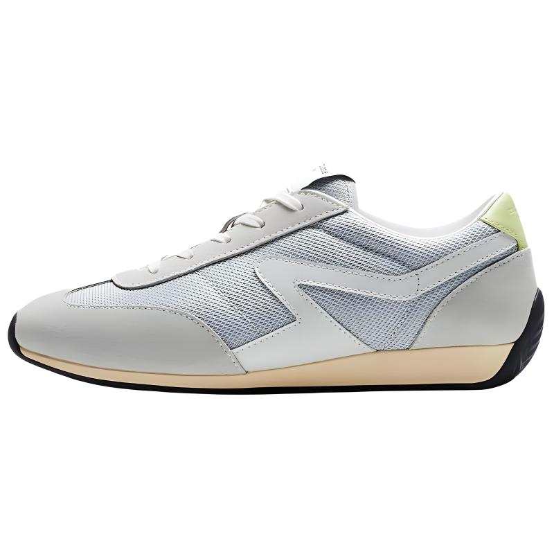 RAG&BONE Retro Runner Slim Leather Rebound Low top Casual Shoes Women's Gray