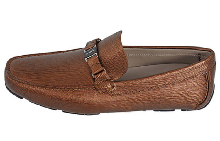 FERRAGAMO Vara Casual Shoes Men's Brown