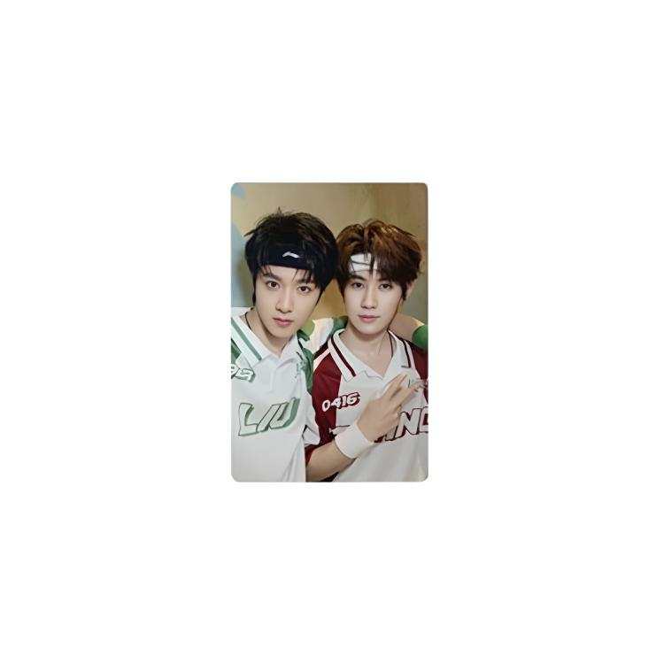 TF ENTERTAINMENT Time Youth Team, Liu Yaowen, Zhang Zhenyuan Macau Sports Games, Double Person Merchandise Card