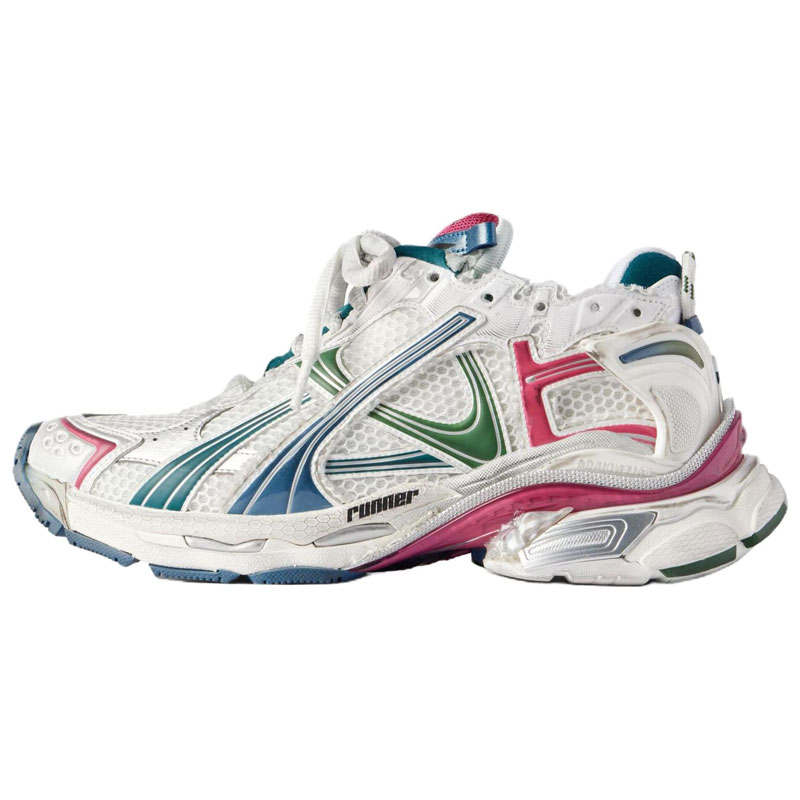 Balenciaga Runner Low top Chunky Sneakers Women's White