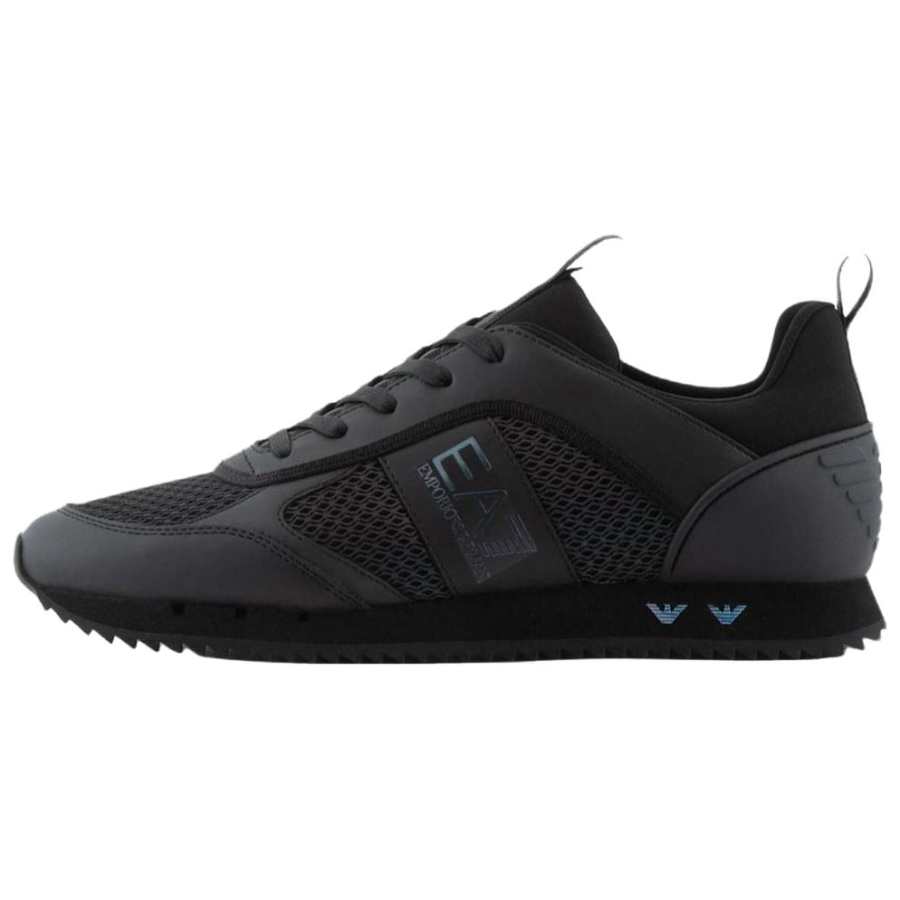 EMPORIO ARMANI EA7 Mesh Low top Casual Shoes Unisex Black