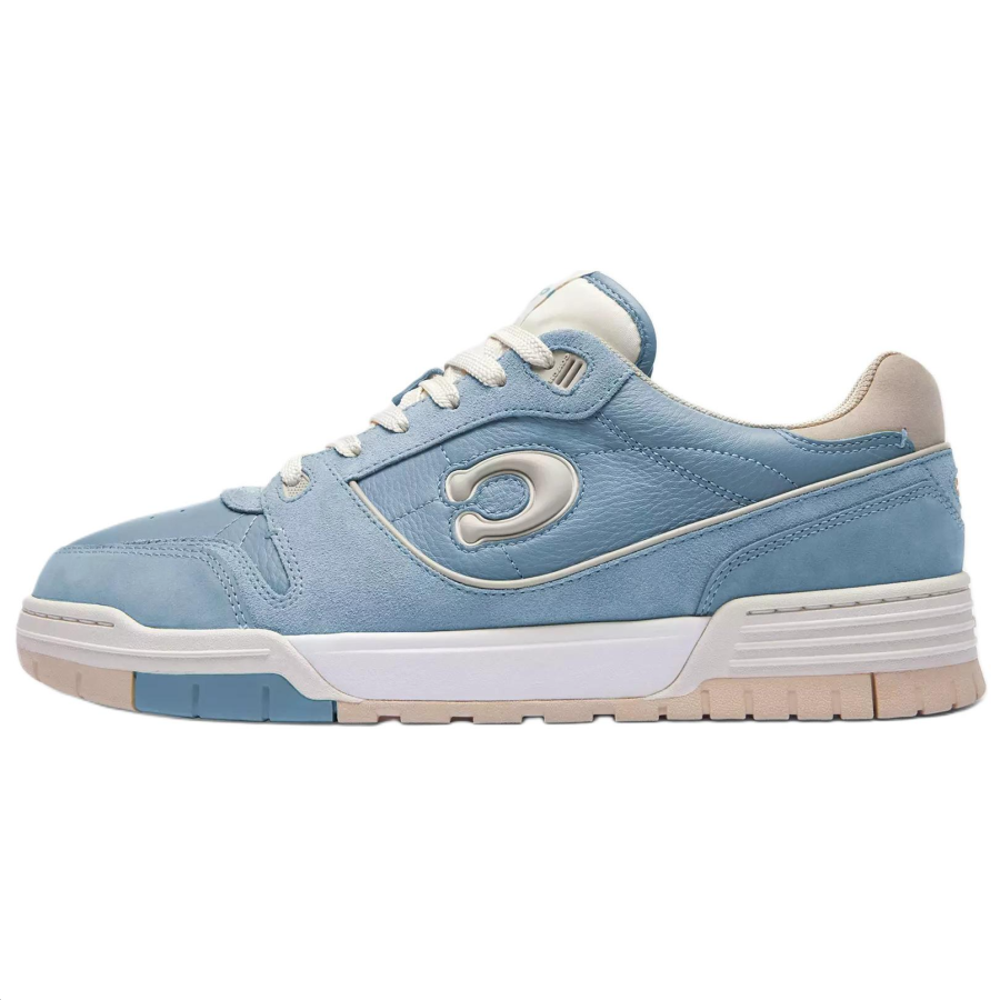 COACH Soho Leather Low top Skateboard Shoes Men's Blue