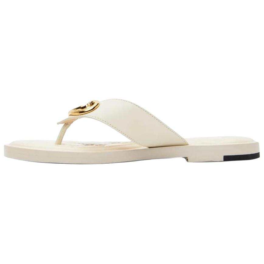 GUCCI GUCCI Interlocking No Special Function Flip Flops Women's White