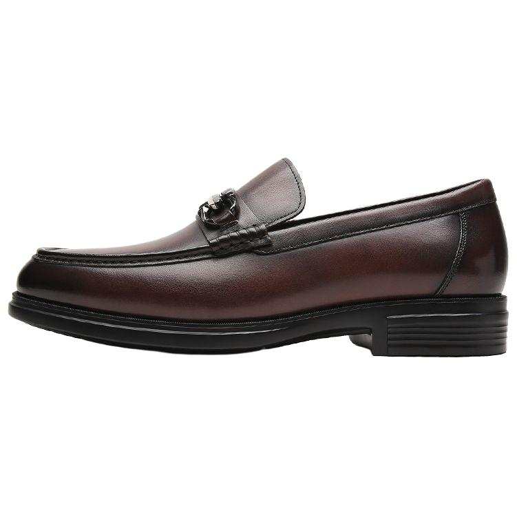 S.T.Dupont S. T.DUPONT Top Grain Cow Leather Dress Shoes Men's Tan