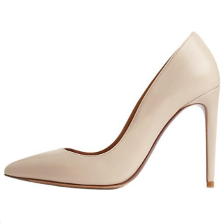 Ralph Lauren Collection Slim Heel High Heels 10cm Women's Beige