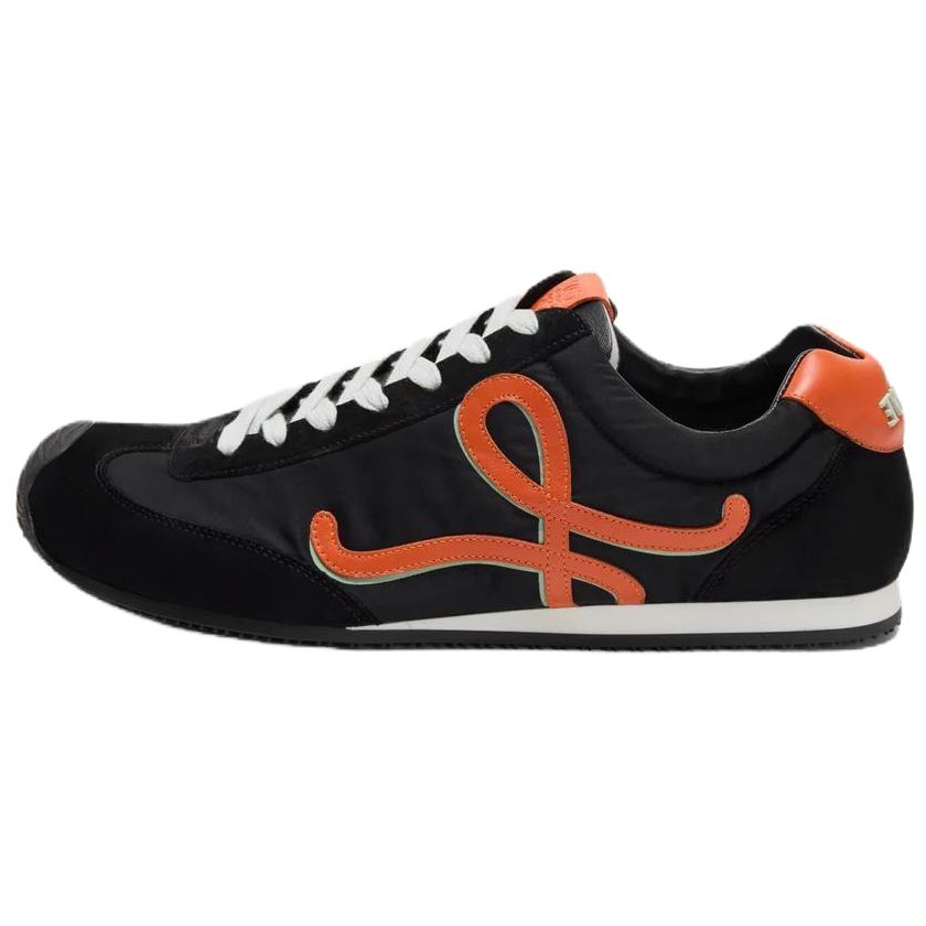 LOEWE X Louis Wain Collaboration Ballet Runner 2.0 Cow Leather Low top Casual Shoes 2cm Men's Black