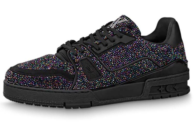 LOUIS VUITTON LOUIS VUITTON LV Trainer Black Crystals