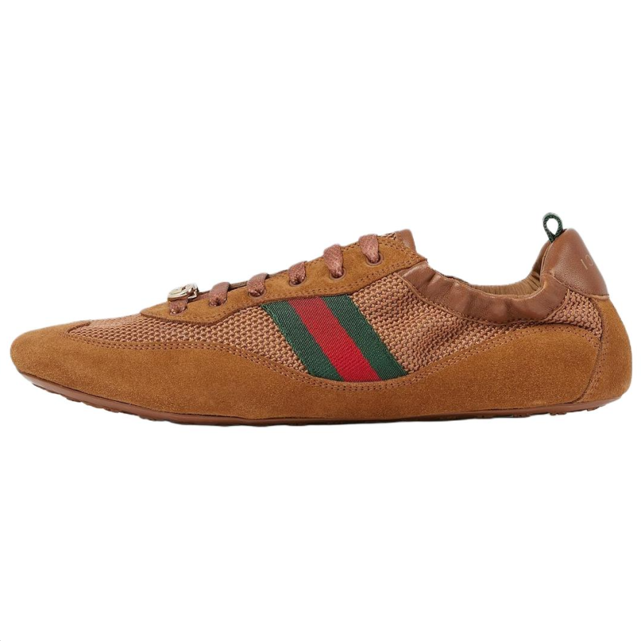 GUCCI Shift Low top Casual Shoes Women's Brown