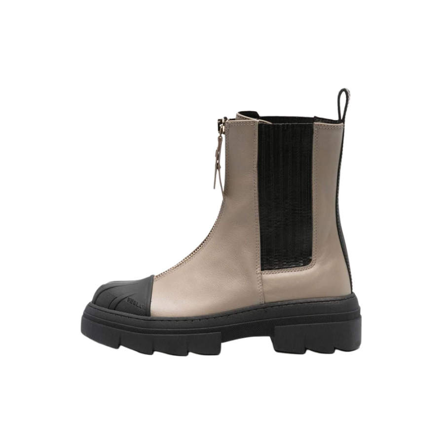 Furla Furla Round-toe Leather Boots