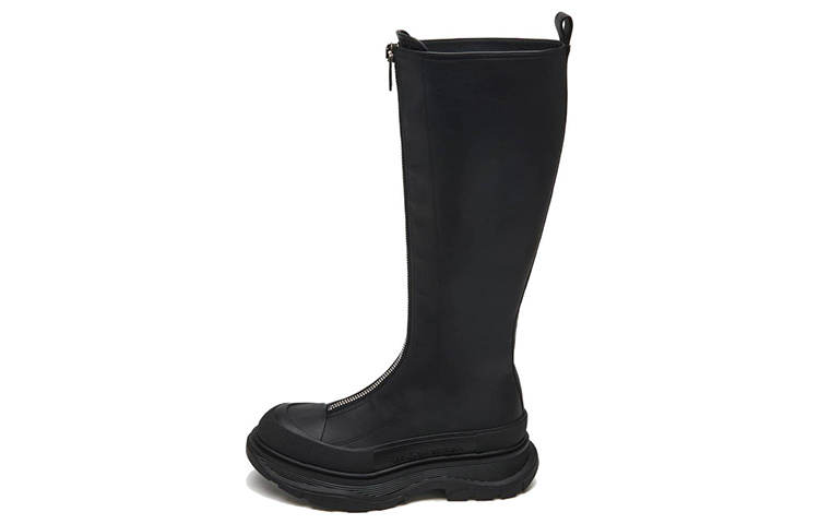 Alexander McQueen Tread Slick Front Zipped Boots Women's