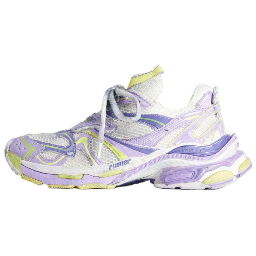 Balenciaga Runner2.0 Casual Shoes Women's Light Purple