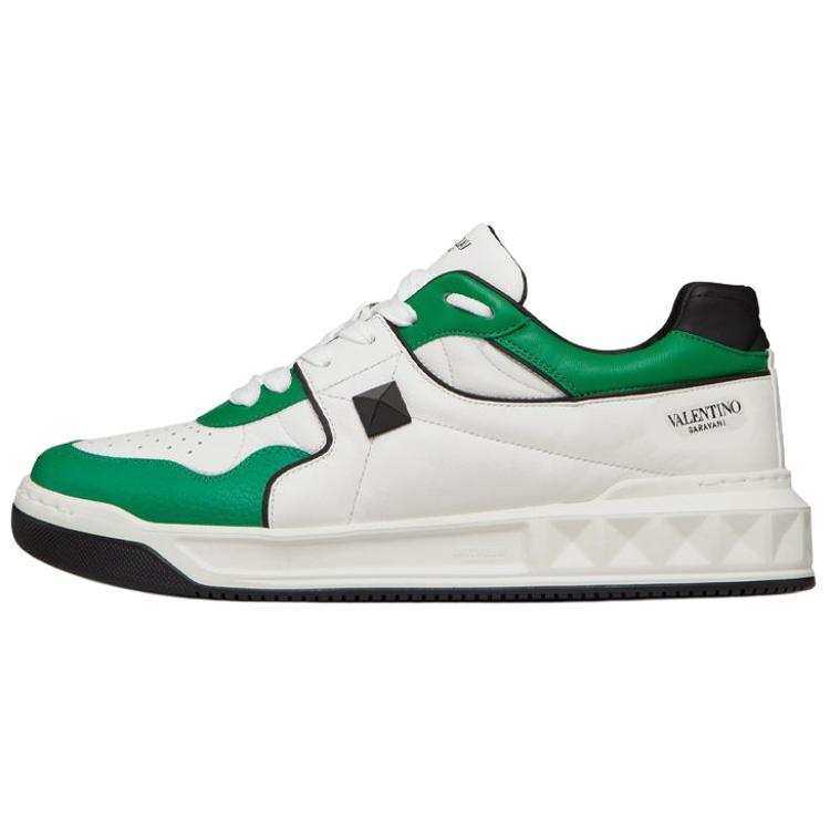 Valentino Valentino One Stud Low 'White Green'