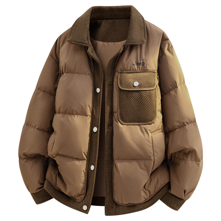 Jeep Jeep Down Jackets Men's Lapel Lightweight