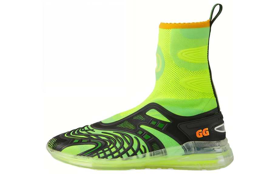Gucci Ultrapace R Mid 'Neon Green Black'