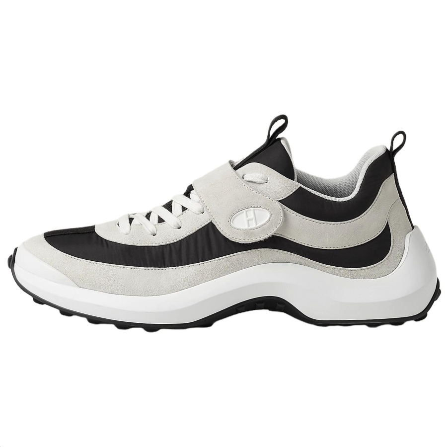 HERMES HERMES Loop Low top Casual Shoes 4cm Men's White