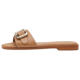 FLATTERED Slide Slippers 0.7cm Women's Light Brown