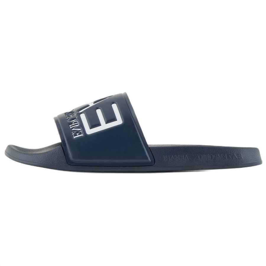 EMPORIO ARMANI Ea7 EMPORIO ARMANI Logo Rubber Slide Sandals