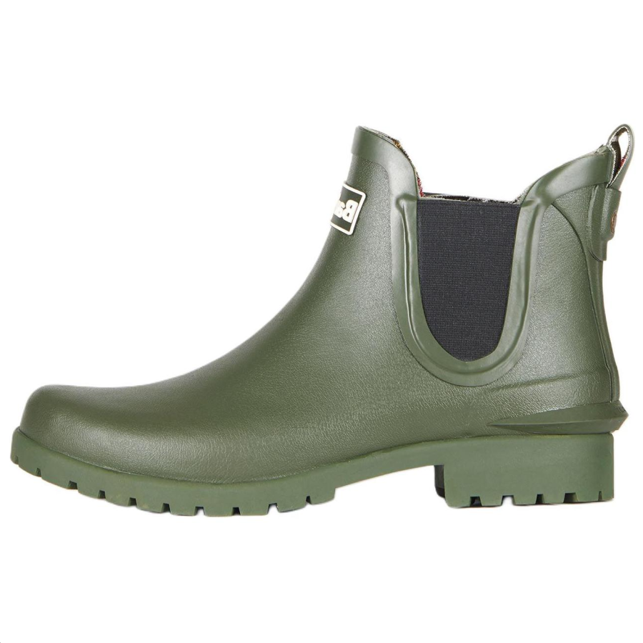 BARBOUR Wilton Short Chelsea Boots Women's Green