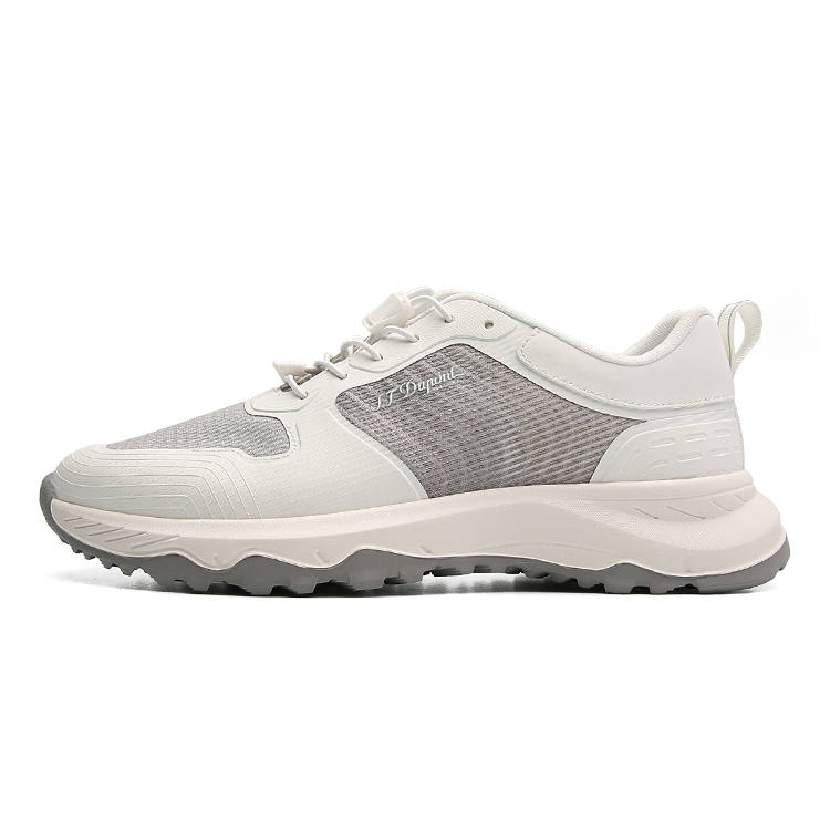 S.T.Dupont S. T.DUPONT Fabric Men's Casual Shoes Men's White/Gray/Black