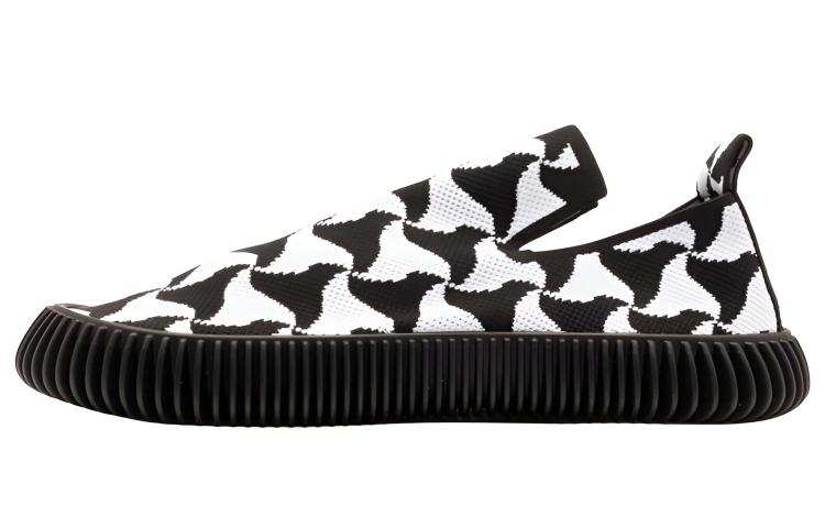 Bottega Veneta Ripple Knit Sneaker Black White