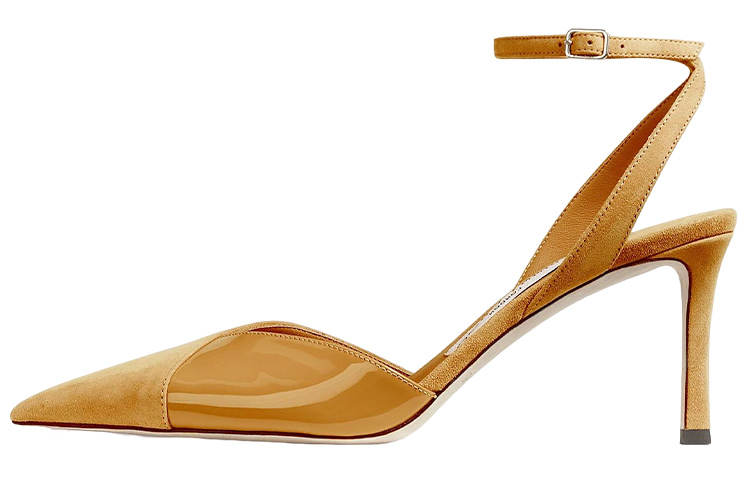 Jimmy Choo Slim Heel High Heels Women's Camel