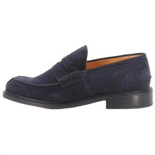Tricker's James Suede Loafers Men's Blue