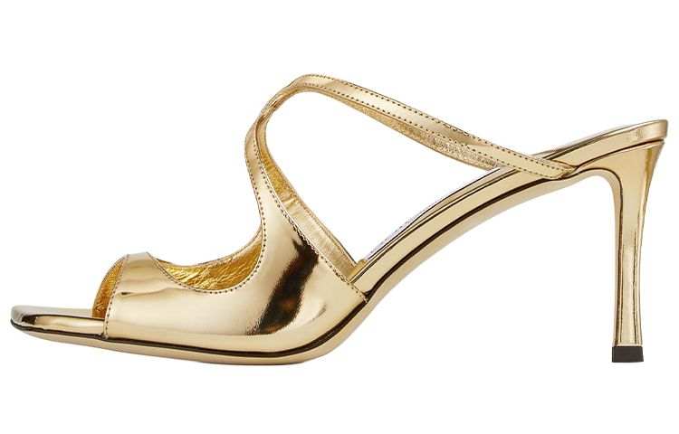 Jimmy Choo Anise Quiet Slide Slippers Women's Gold