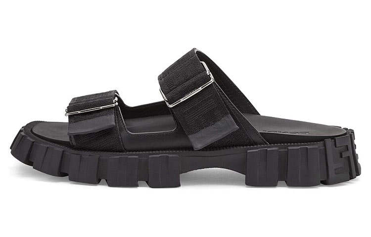 FENDI Force Stylish Sandal Men's Black