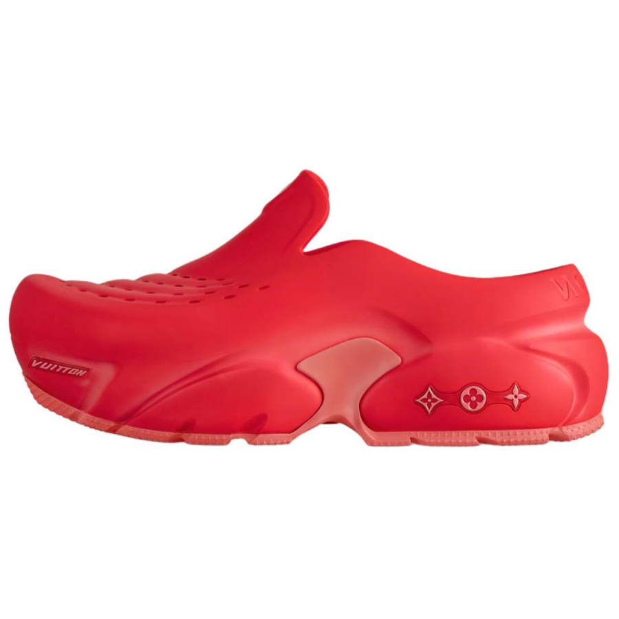 LOUIS VUITTON LOUIS VUITTON Shark Clogs Men's Red