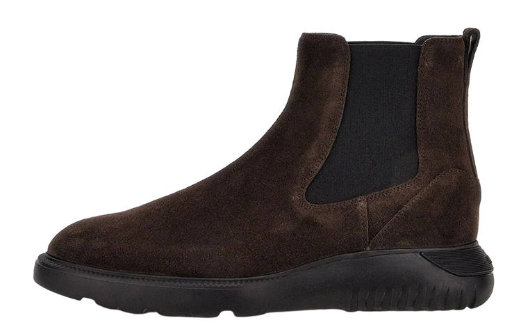 HOGAN HOGAN Round Toe Ankle Boots