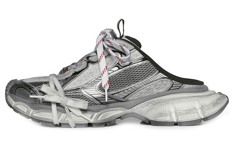 Balenciaga 3XL Stylish Sandal Men's Gray White