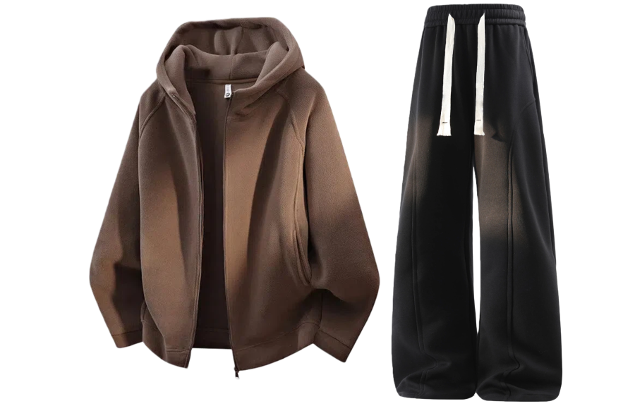 GWAF Casual Sportswear Unisex Hooded Thickened
