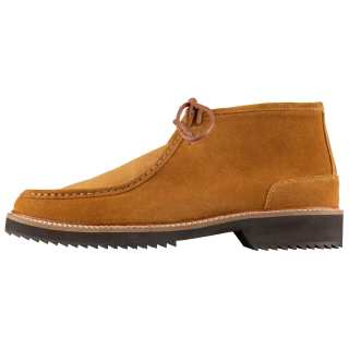 A.P.C Leather Ankle Boots Men's Caramel