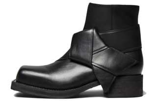 Acne Studios Knot-detail Leather Ankle Boots