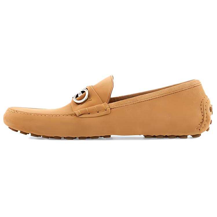 FERRAGAMO Gancini Gommino Loafers Women's Brown