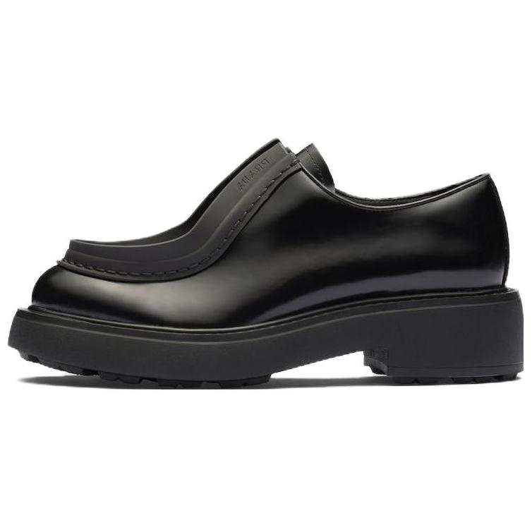 PRADA PRADA Raised-edge Leather Lace-up Shoes