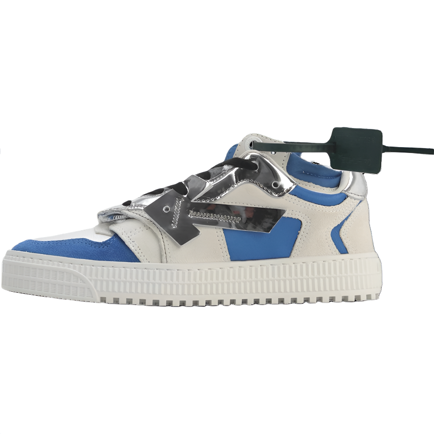 OFF-WHITE OFF WHITE Off Court 3.0 Suede Low top Skateboard Shoes Men's Blue