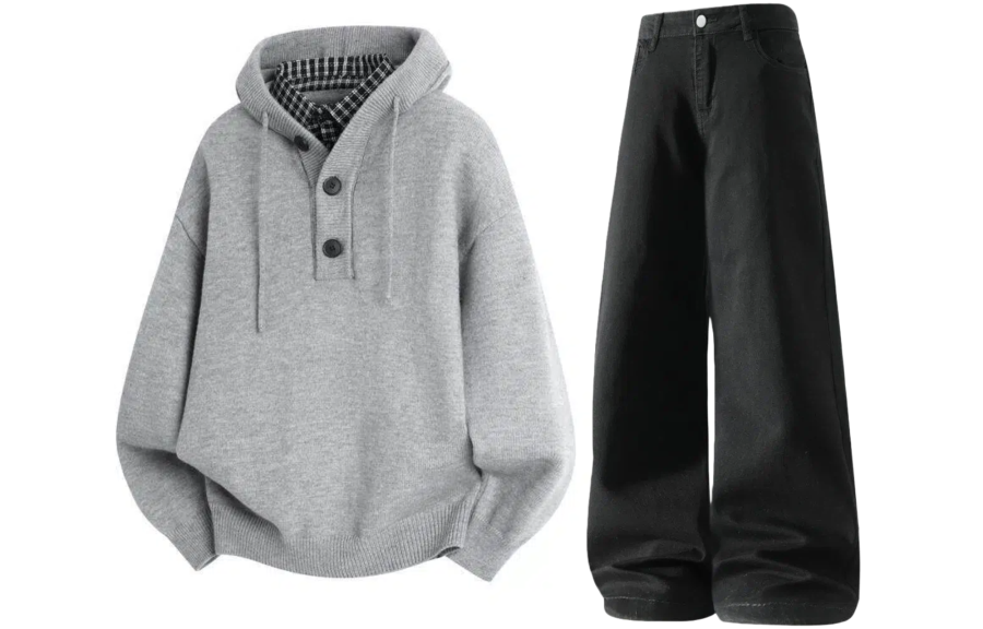 GWAF Casual Sportswear Unisex Hooded Thickened