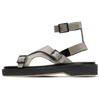 ADIEU PAIRS Type 177 Leather One Strap Sandals Women's Taupe