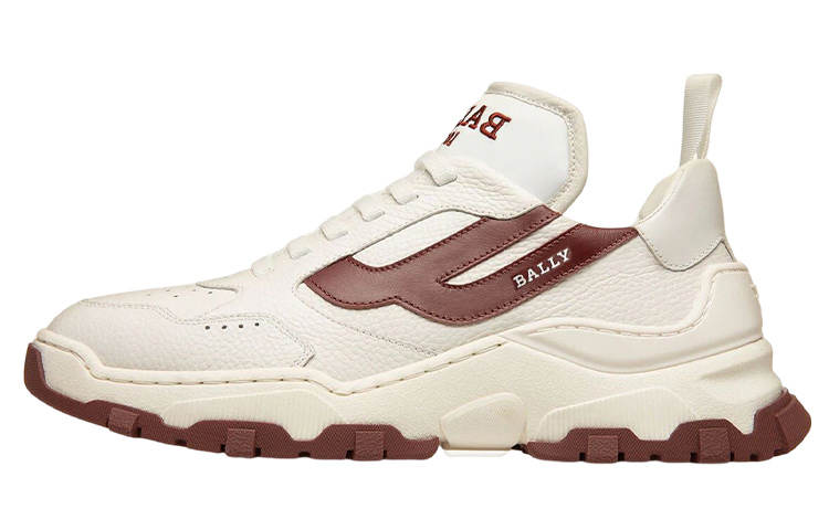BALLY Holden Leather Low top Sports Casual Shoes Women's White