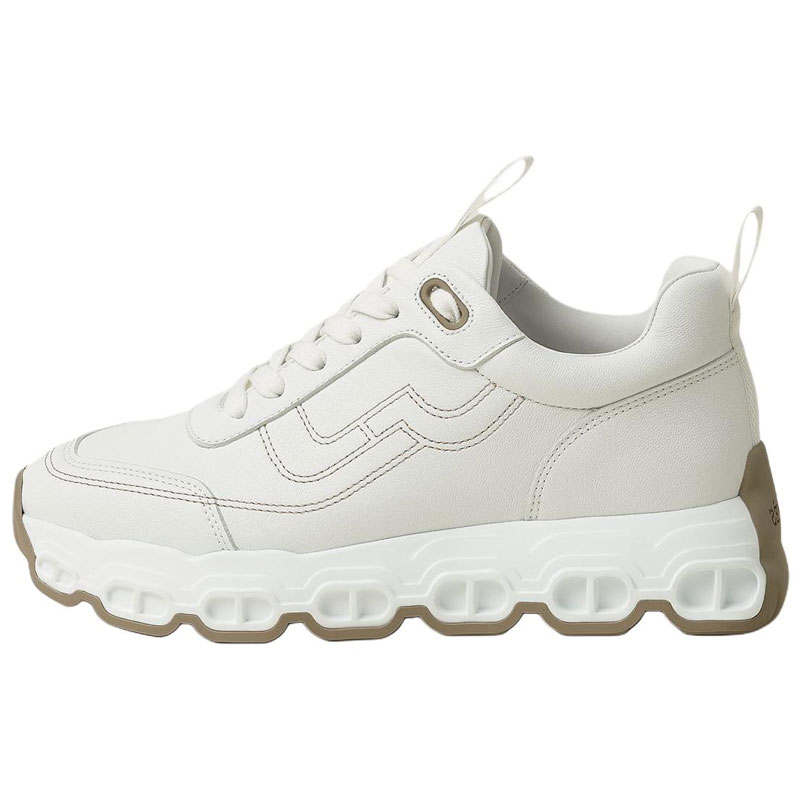 HERMES Impulse Low top Casual Shoes 4.5cm Women's White & Gray