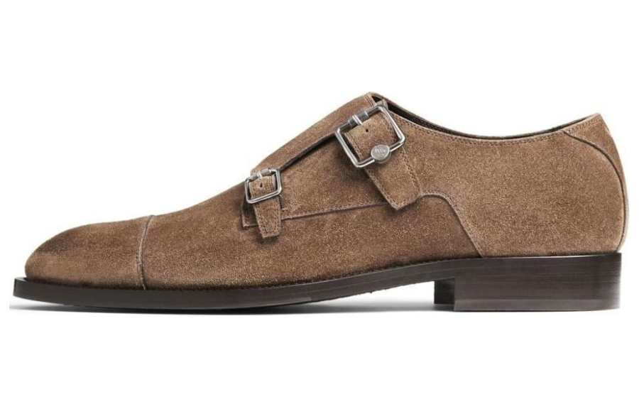 Jimmy Choo Finnion Suede Monk Shoes