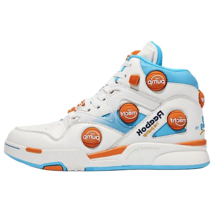 MSCHF Reebok x MSCHF High top Skateboard Shoes Unisex White Blue