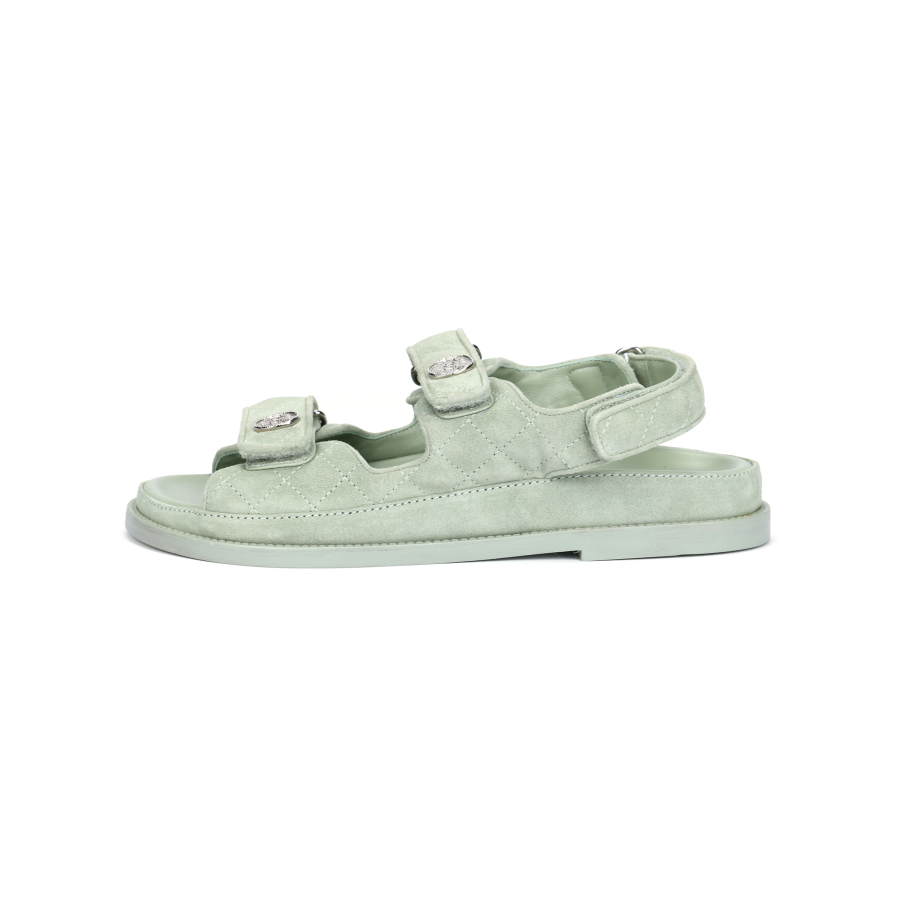 CHANEL Stylish Sandal Women's Green